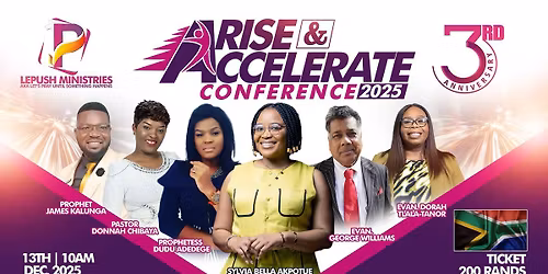Arise and Accelerate conference 2025