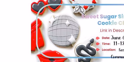 Taylor Swift cookie decorating class