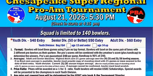 PBA South Chesapeake Super Regional Pro-Am @ Western Branch