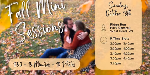 \ud83c\udf41 FALL MINI SESSIONS \ud83c\udf41 