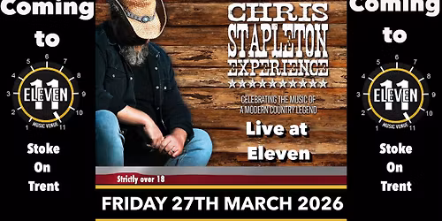 Chris Stapleton Experience live at Eleven Stoke