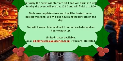 New Coley Christmas market