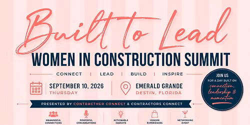 ContractHer Connect - Built to Lead: Women in Construction Summit