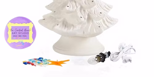 Nostalgic "Ceramic Tree" w\/Lights Paint Workshop