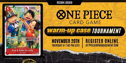 One Piece Warm-UP Case Tournament