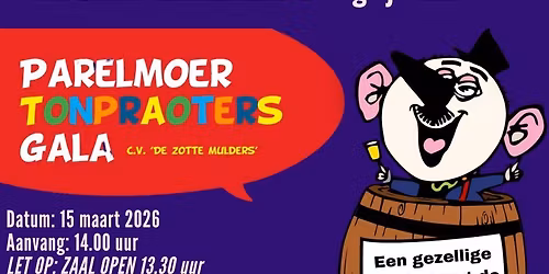 Parelmoer Tonpraoters Gala 