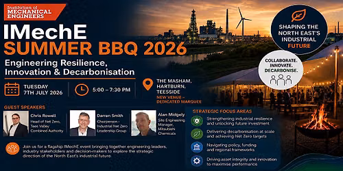 IMechE Summer BBQ 2026 Engineering Resilience, Innovation & Decarbonisation