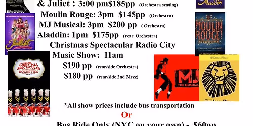 New York City Bus Trip from Vineland NJ