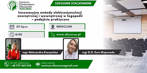 WROC\u0141AW Innowacyjne metody elektrostymulacji zewn\u0119trznej i wewn\u0119trznej w logopedii 