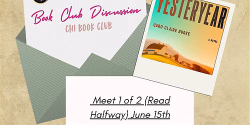 Book Club Meet 1 of 2 for Yesteryear (Read Halfway)