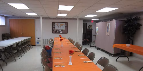 Gospel meeting with lunch afterwards