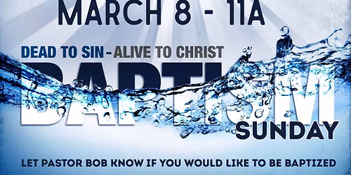 Baptism Sunday