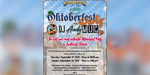 5th Annual Oktoberfest Party!