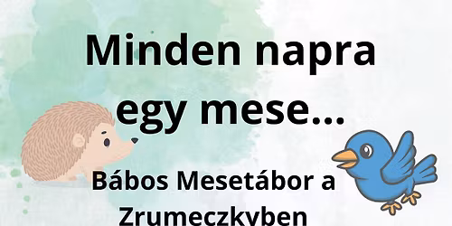 \ud83d\udc38Minden napra egy mese... \/ B\u00e1bos meset\u00e1bor In\u00e1rcson\ud83d\udc1e
