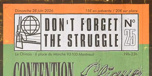 DFTS #25: Contention + Clique + Stress Positions + Xiao @Le Chinois
