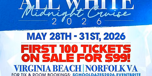 SCHOOLDAZE 2026: 80Svs90s PARTY | 11th ANNUAL ALL WHITE YACHT CRUISE