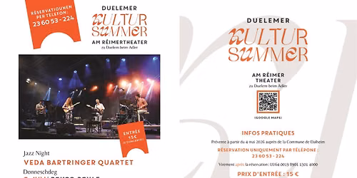 Duelemer Kultursummer - VEDA BARTRINGER QUARTET