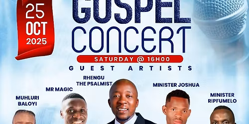 AFM Hope Community Gospel Concert in partnership with Rhengu The Psalmist