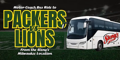 Steny's Milwaukee | Motor Coach Bus to Packers vs Lions