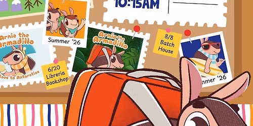 Arnie the Armadillo's Summer Story Time Tour | Fred & Junes - Mooresville