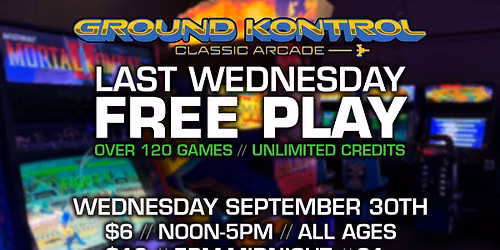 Last Wednesday FREE PLAY Party