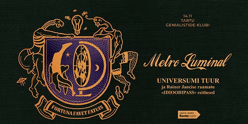 Metro Luminal - Universumi tuur - Tartu