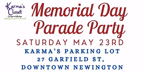 Karma's Memorial Day Parade Party