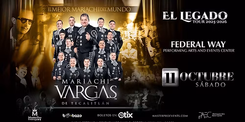 Mariachi Vargas: El Legado Tour 2025