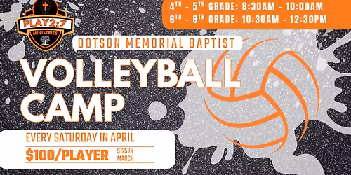 DMBC Volleyball Camp - Spring 2026