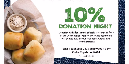 Dine Out to Donate: Texas Roadhouse