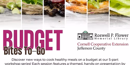 Ages 18+ Budget Bites To-Go: February