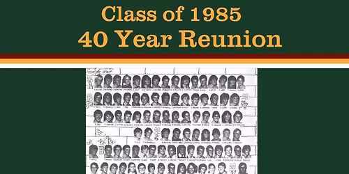 Urrbrae Class of 1985 40 Year Reunion