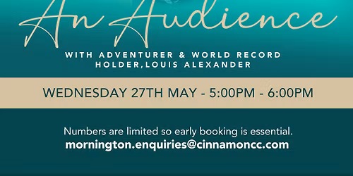 An Audience with Louis Alexander.