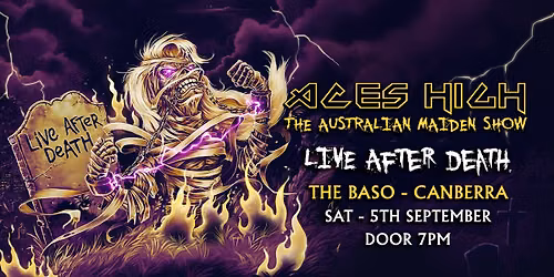 Aces High - Live After Death - Canberra