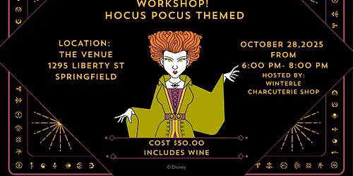 Charcuterie Hocus Pocus Night! \ud83c\udf19  \ud83d\udd6f\ufe0f