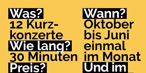 Musikalischer Jahreskalender