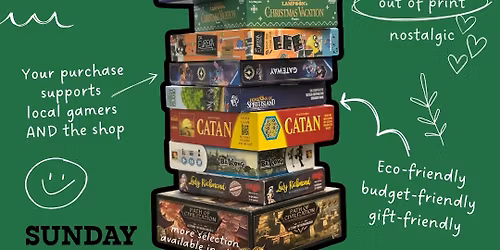 Table Top Games Consignment Sale