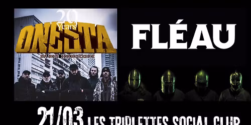 Onesta et fleau en concert aux Triplettes Social club