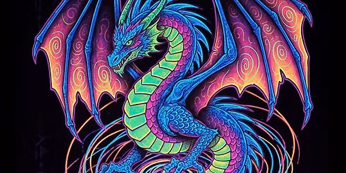 NEON DRAGON TECHNO DANCE 