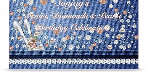 Sonjay' Denim, Diamonds & Pearls