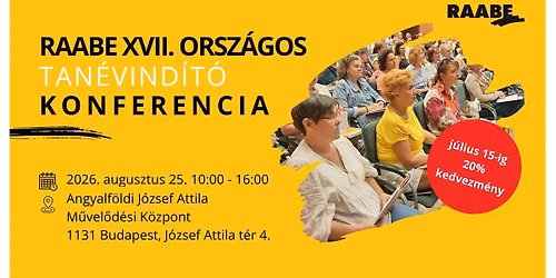 Raabe XVII. Orsz\u00e1gos Tan\u00e9vind\u00edt\u00f3 Konferencia