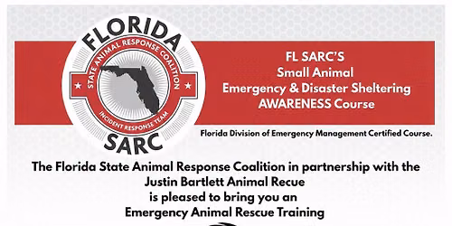 Small Animal Emergency & Disaster Sheltering \u2013 Level 1 Awareness Course
