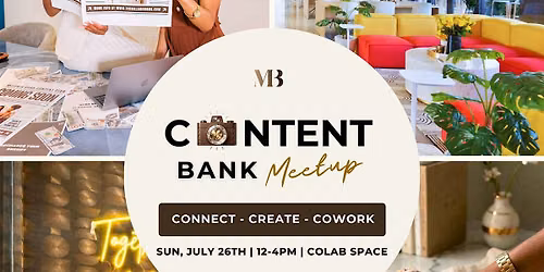 Content Bank Meetup: Content & Co-Working Day