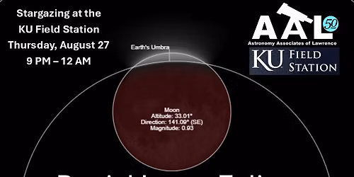 Lunar Eclipse at the KU Field Station