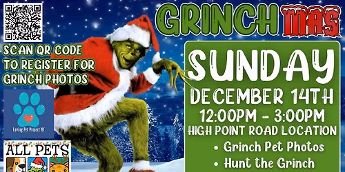 Grinchmas at All Pets Considered