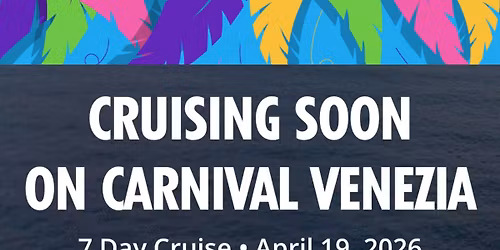 Carnival Venezia April 19-26, 2026