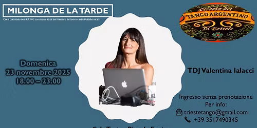 Milonga de la tarde - Tdj Valentina Ialacci