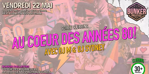 \ud83e\udea9 SOIR\u00c9E CLUBBING : AU COEUR DES ANN\u00c9ES 80 \ud83e\udea9 GRATUIT