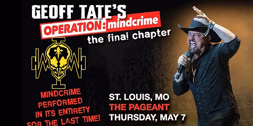 Geoff Tate's OPERATION: Mindcrime - The Final Chapter at The Pageant