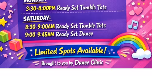 Tiny Toes Dance Program (No Costume. No Recital. Just Fun!)